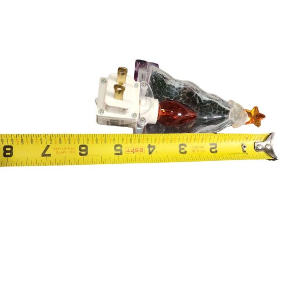 Christmas Tree with Packages Light up Plug in Night Light 5.5" Mosaic JC Penny - Picture 5 of 5